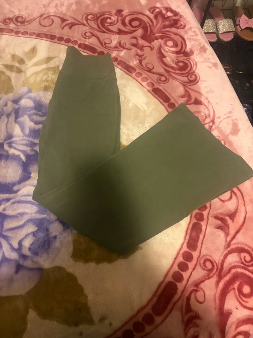 High-Rise Olive Green Leggings